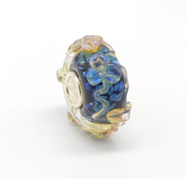 Ocean Freckle Flowerrank - Elfbeads - live photo